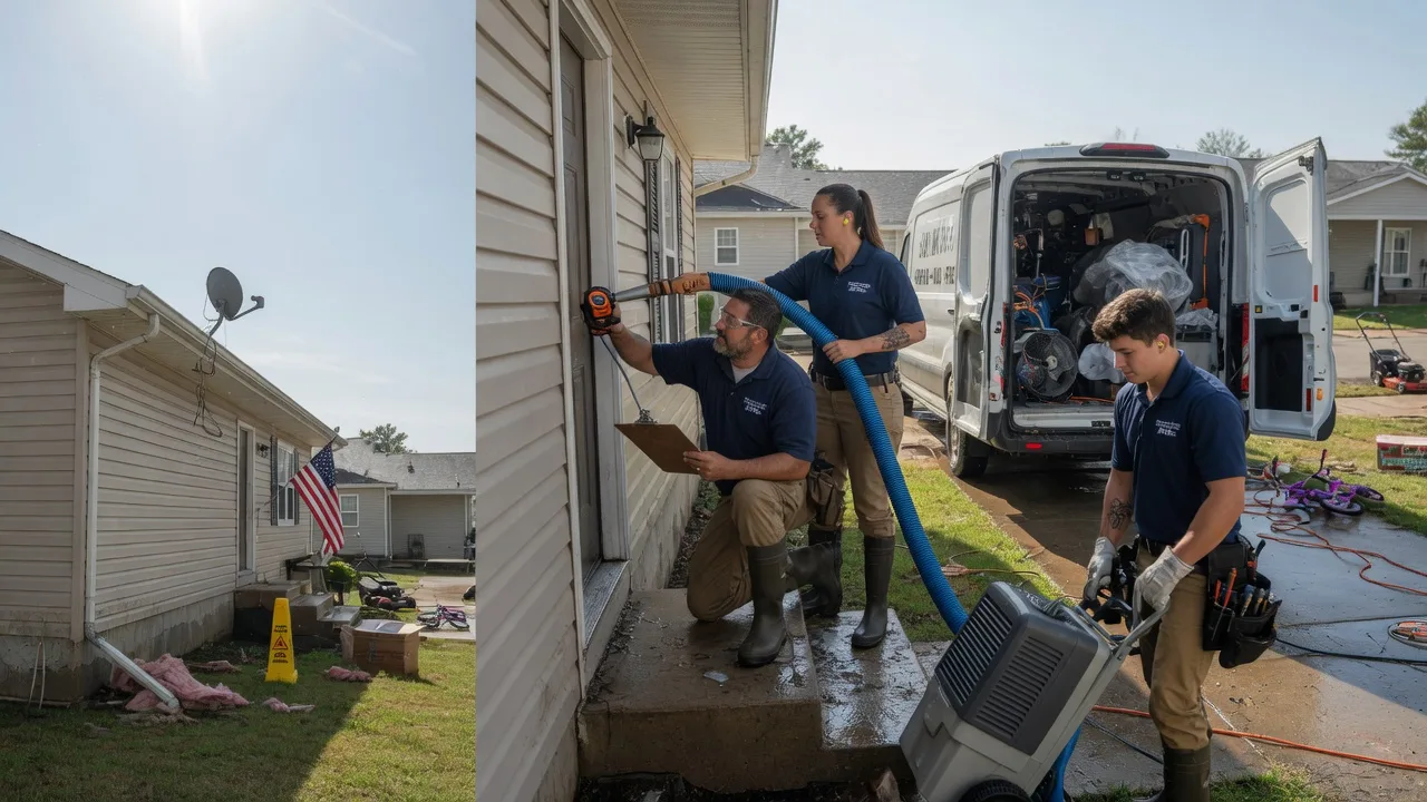 Ceiling Water Damage Restoration in Gore Springs, MS near me